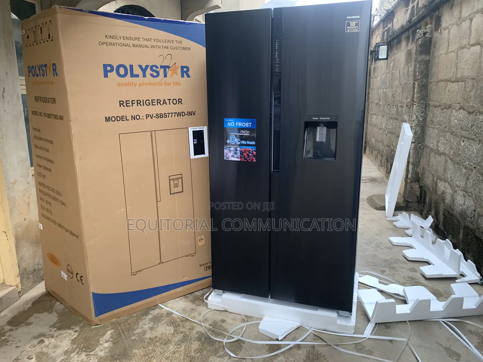 Polystar Pv-Sbs777wd-Inv High-Capacity Refrigerator - 520l
