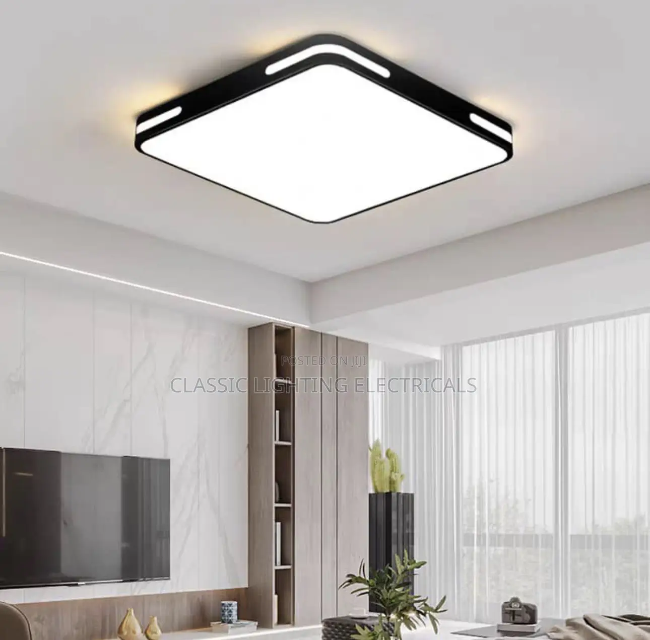 Modern Led Ceiling Light Creative Circular Home Light