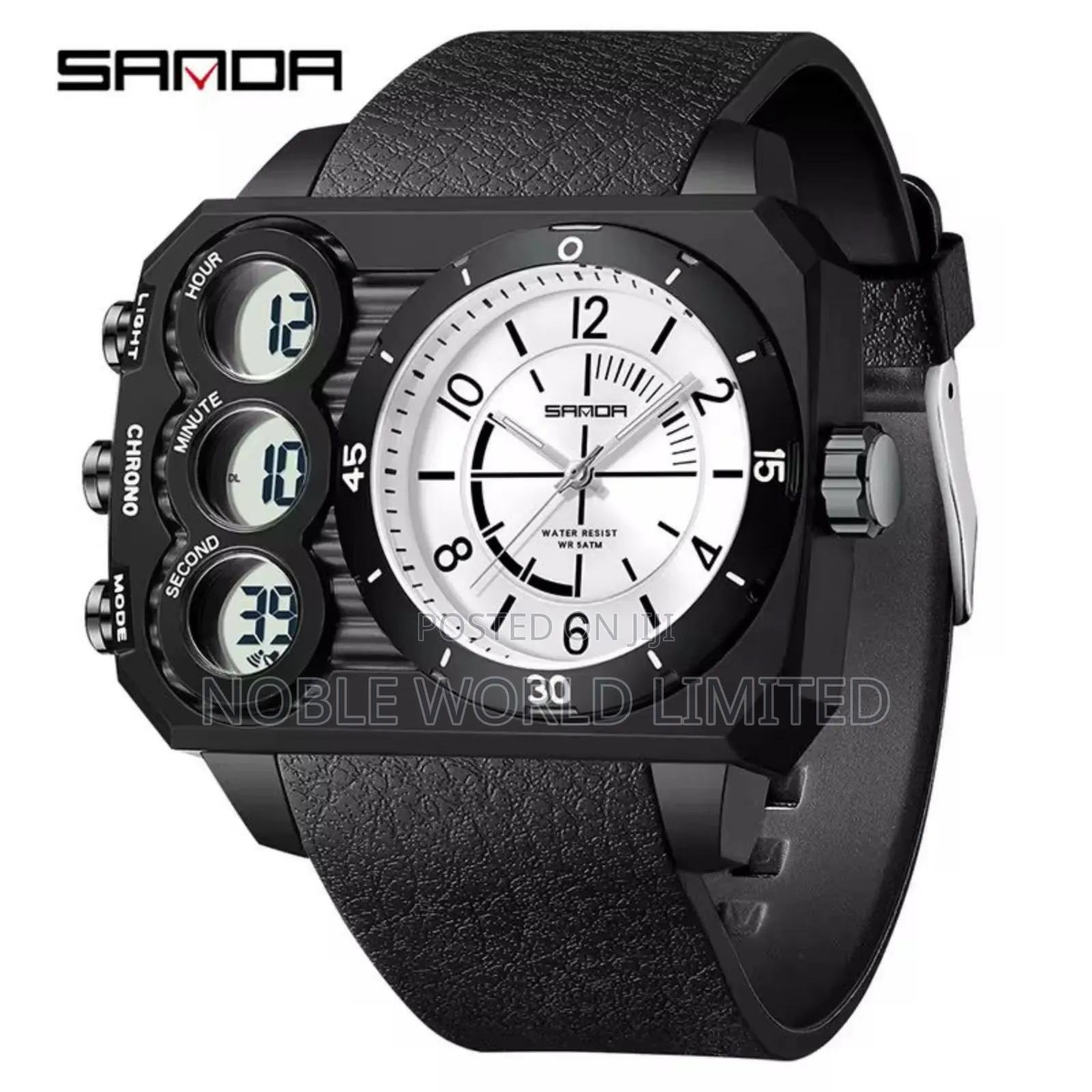 Black Sanda Men's Wrist Watch Ogu 8d