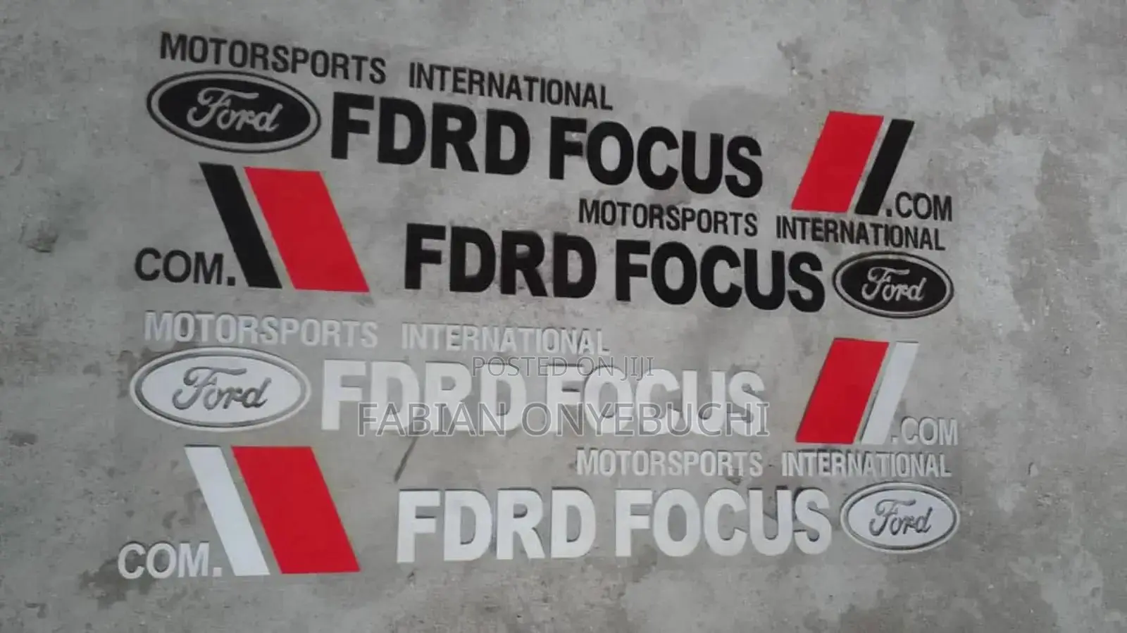 Ford Focus Body Stickers