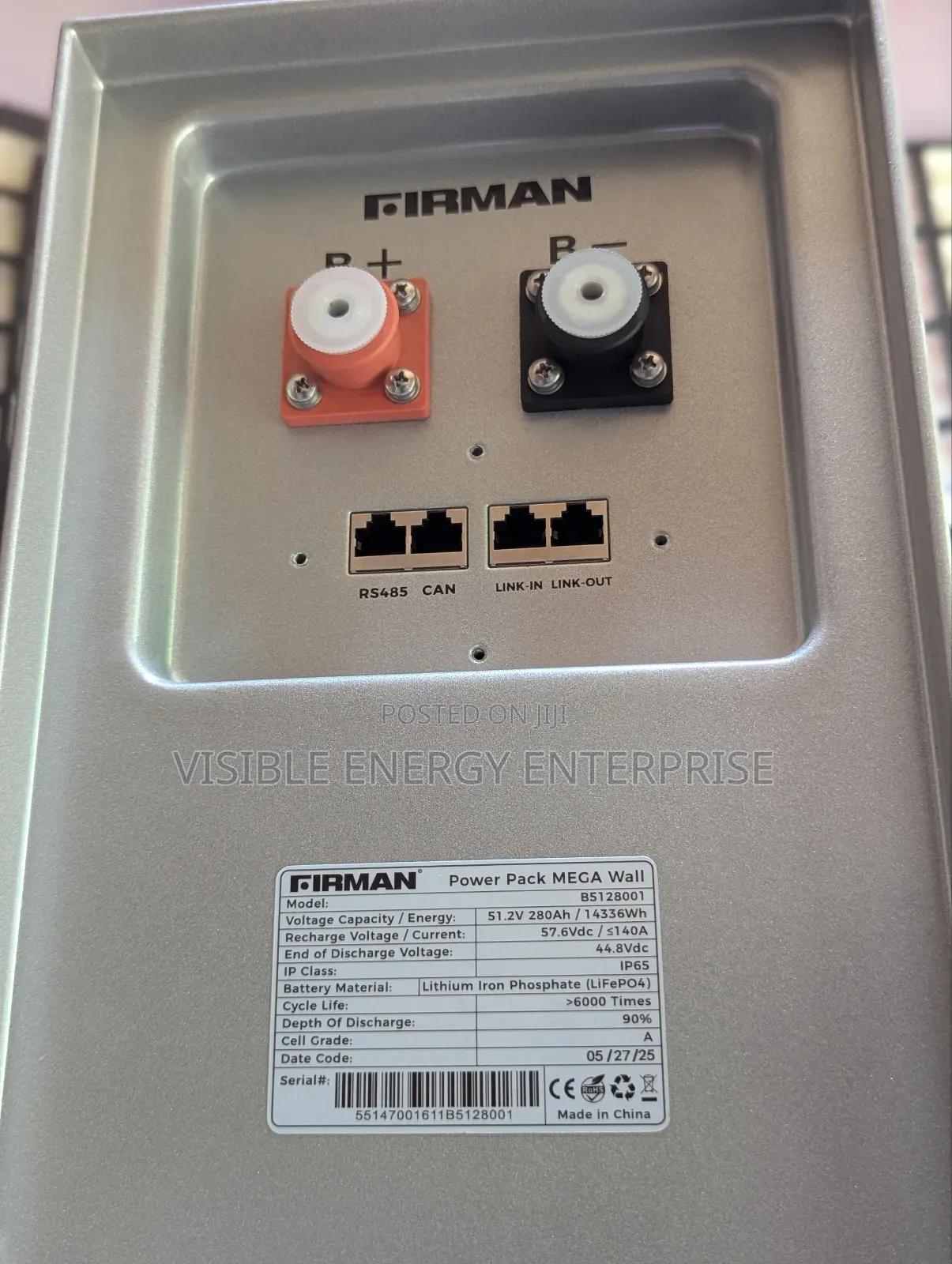 Firman 15kwh 51.2v Lithium Battery