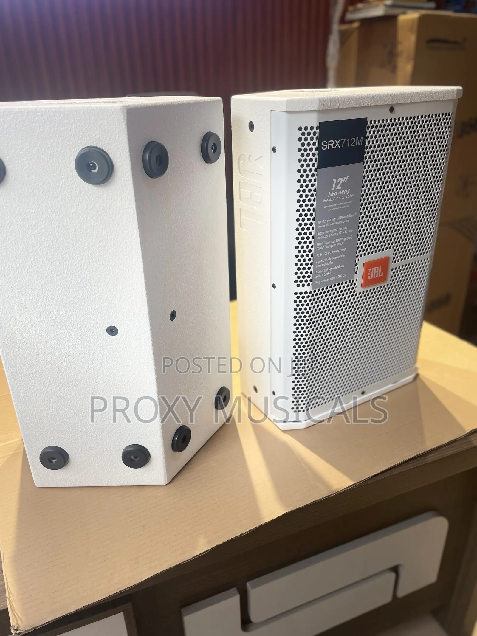 JBL White 12inches Monitor Speaker
