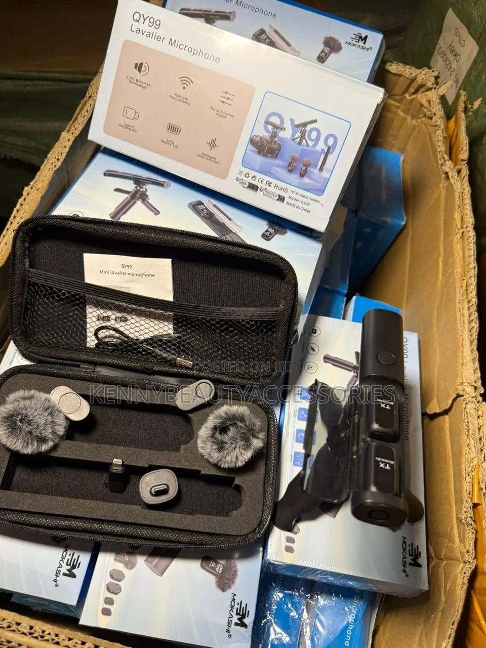 Qy99 Wireless Lavalier Microphone – Crystal Clear Sound