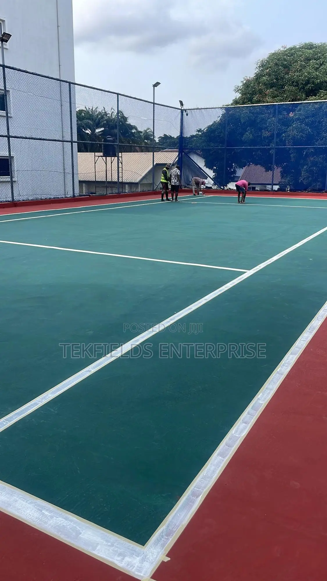 Lawn Tennis Court / Basketball Court In Nigeria