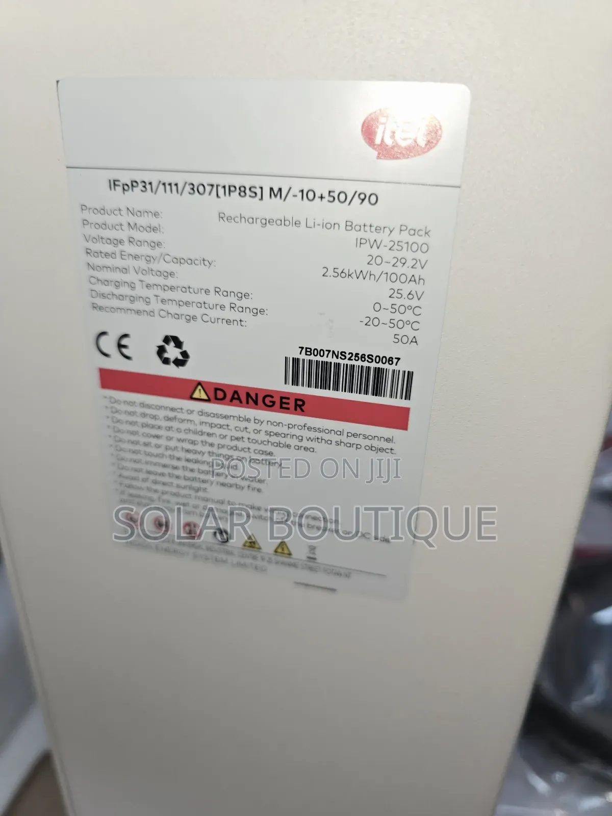 2.5kwh 24v Itel Energy Lithium Battery