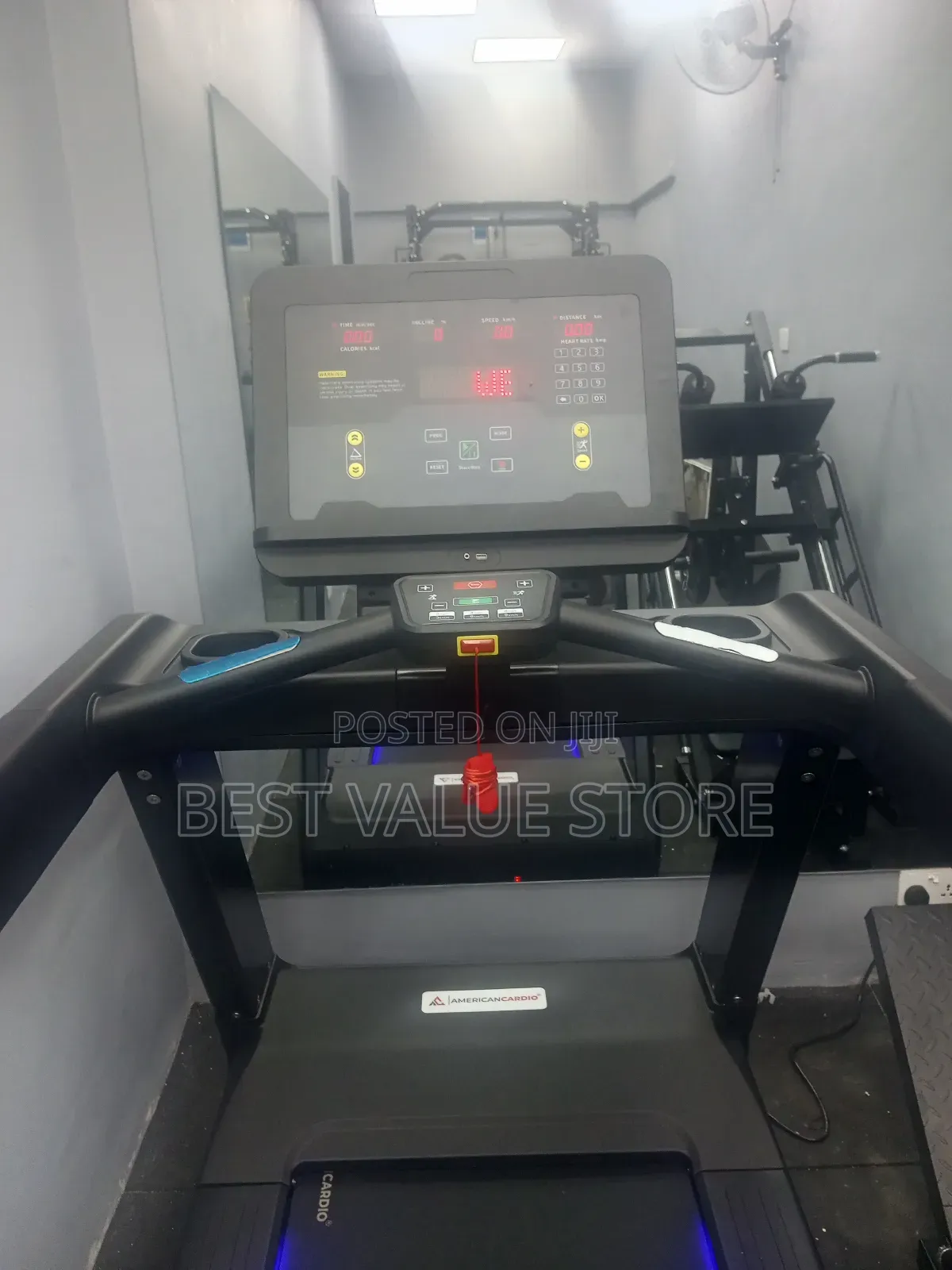 Heavy Duty Commercial 7hp Treadmill With Big Screen and Led Light