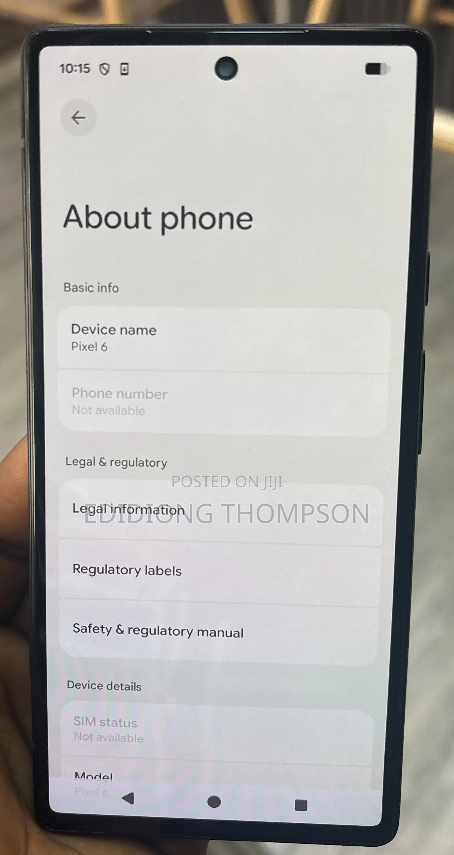 Google Pixel 6 128 GB Green