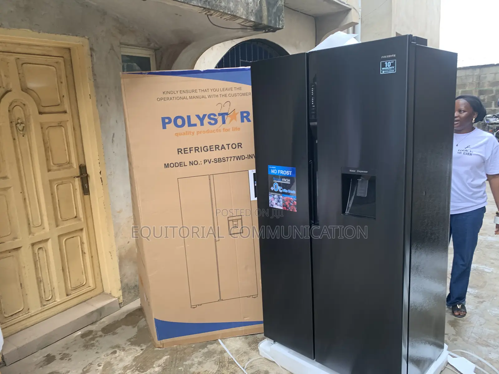 Polystar Pv-Sbs777wd-Inv Frost-Free Inverter Refrigerator