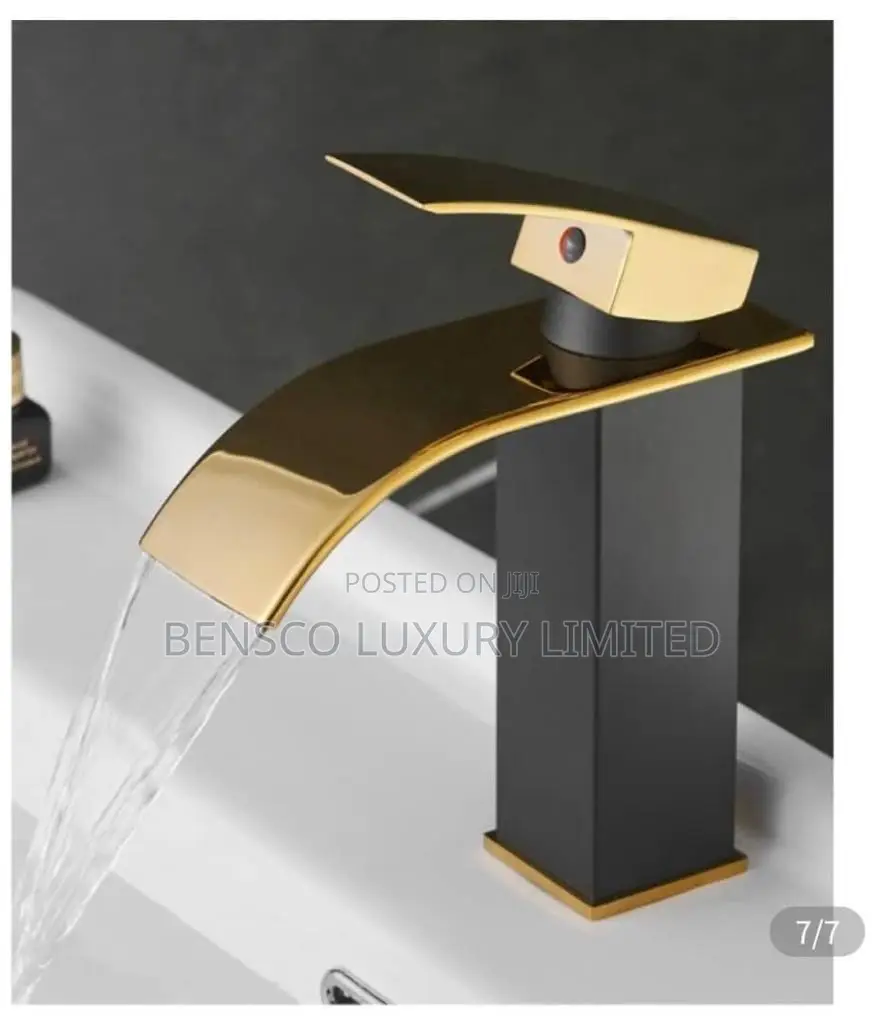 Matte Black Waterfall Faucet