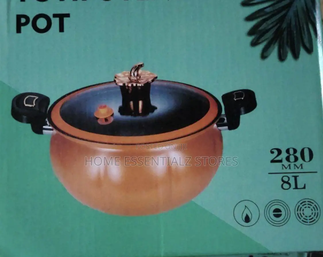 Pressure Pot With Glass Lid - Lockable Pressure Cooker