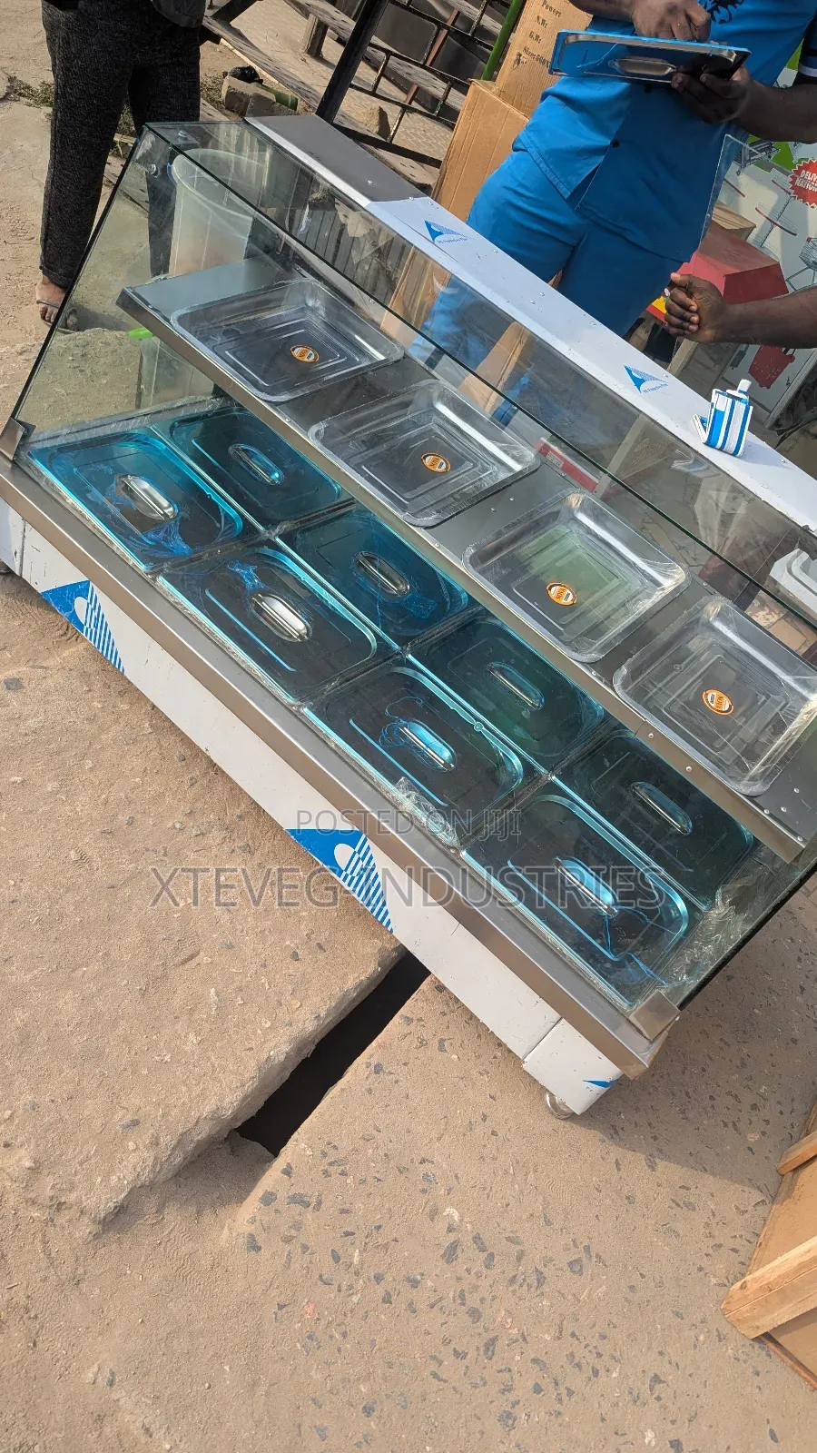 4-Plates Commercial Food Warmer Display