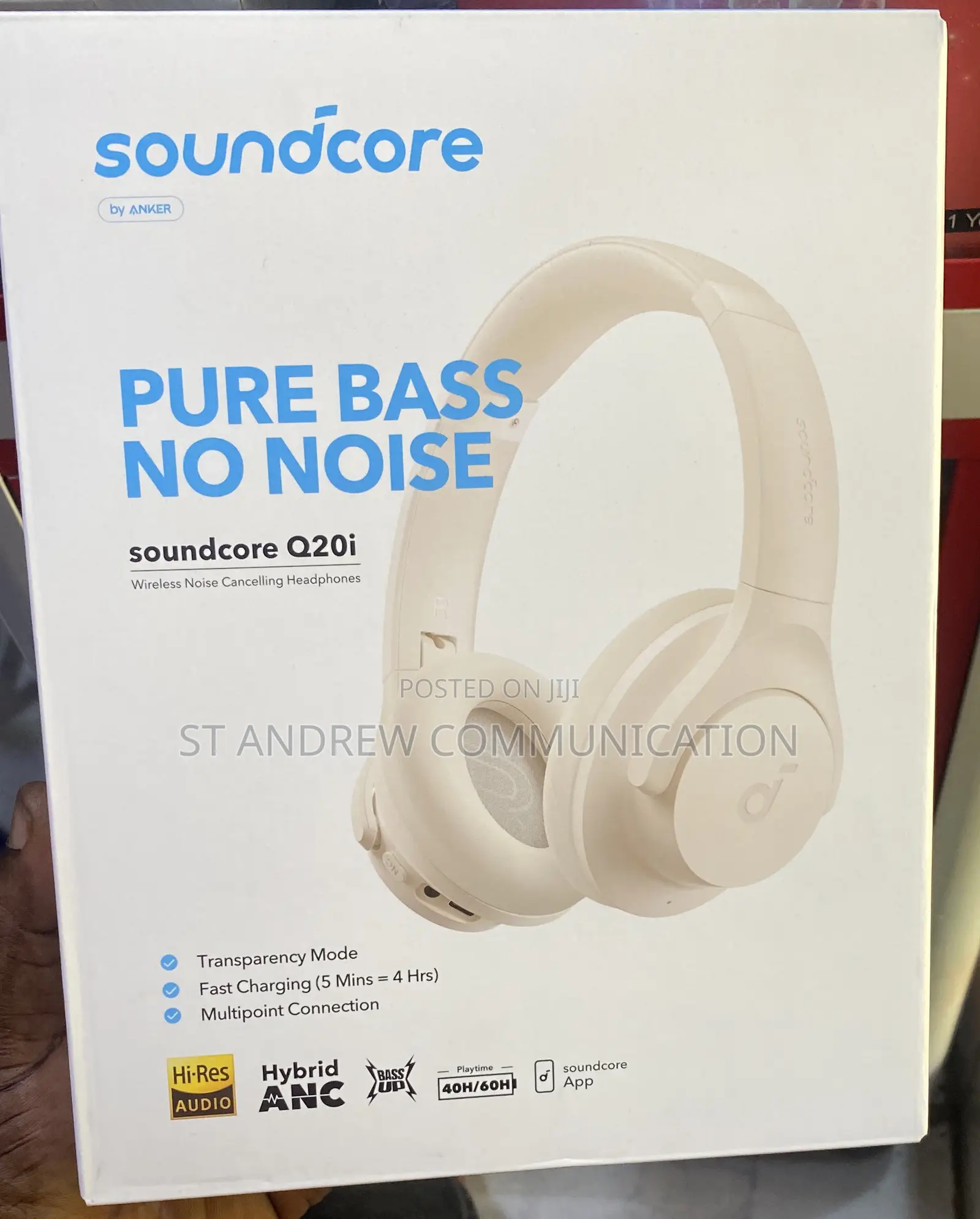 Soundcore Q20i | Hybrid Active Noise Cancelling Headphones