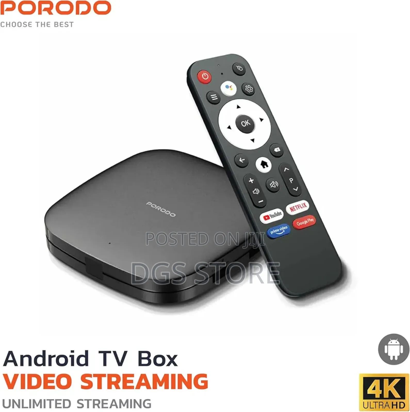 Porodo Smartview Android Tv Boxe 2/8gb