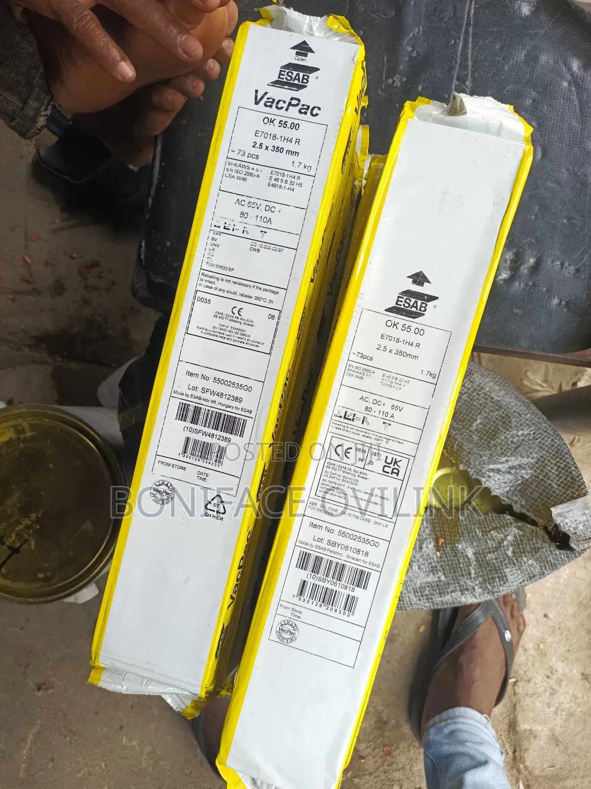 Esab Ok 55.00 / Ok 48.00/ 350l /3.2/2.4/4mm