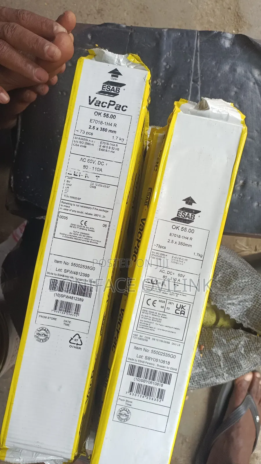 Esab Ok 55.00 / Ok 48.00/ 350l /3.2/2.4/4mm