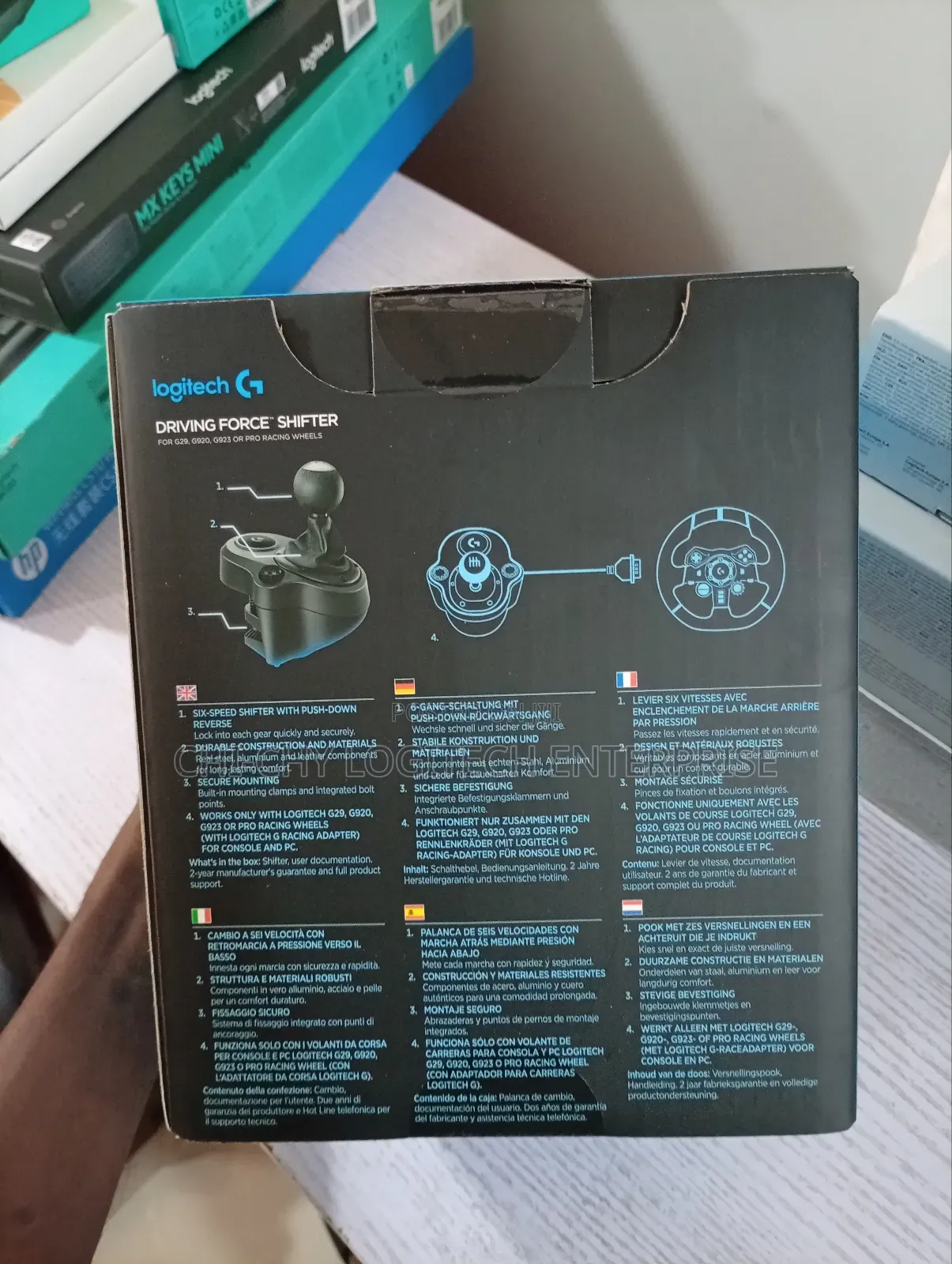 Logitech G Driving Force Shifter – 6-Speed Racing Gear Shifter