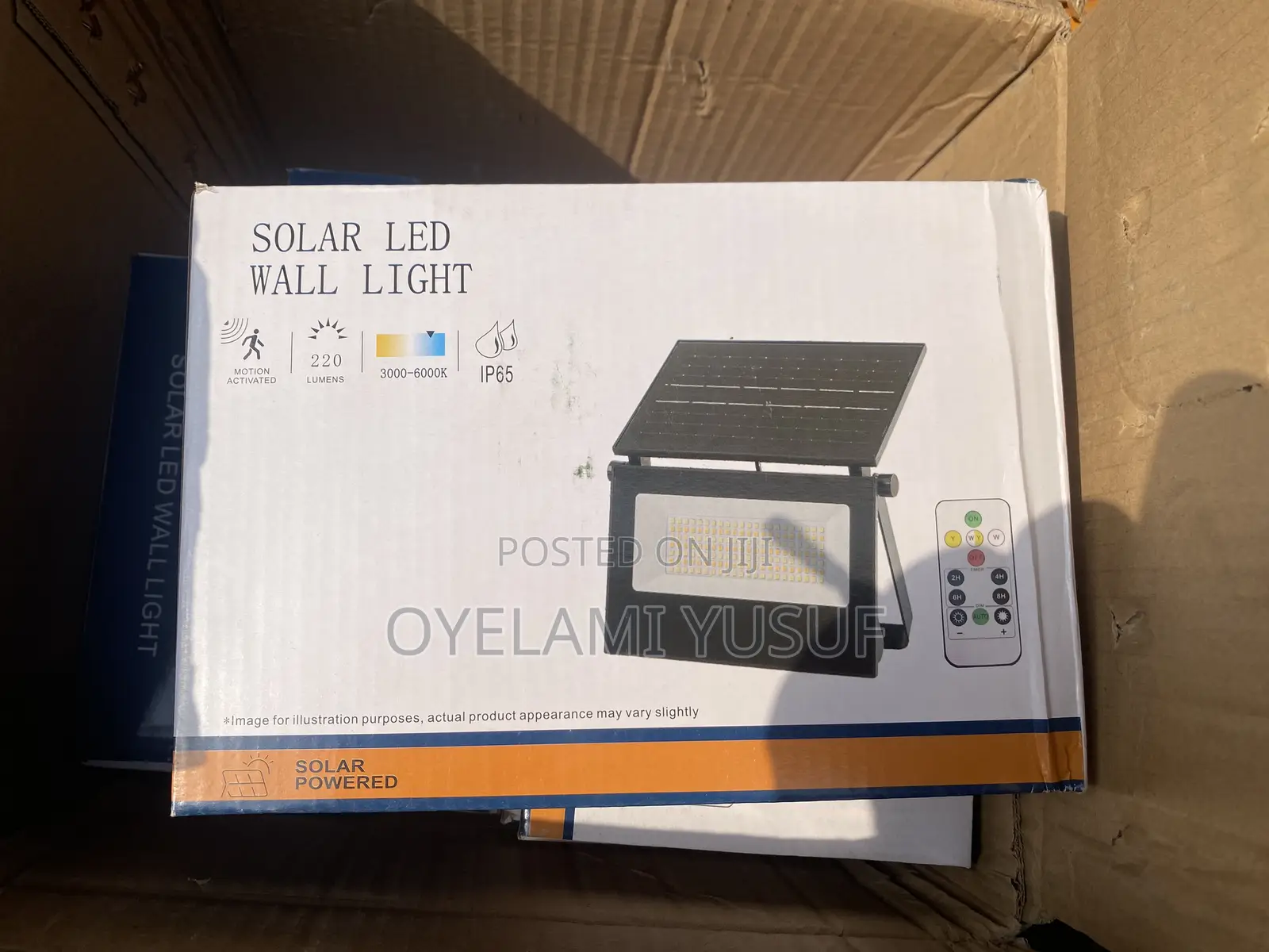 220 Lumens Solar Wall Light