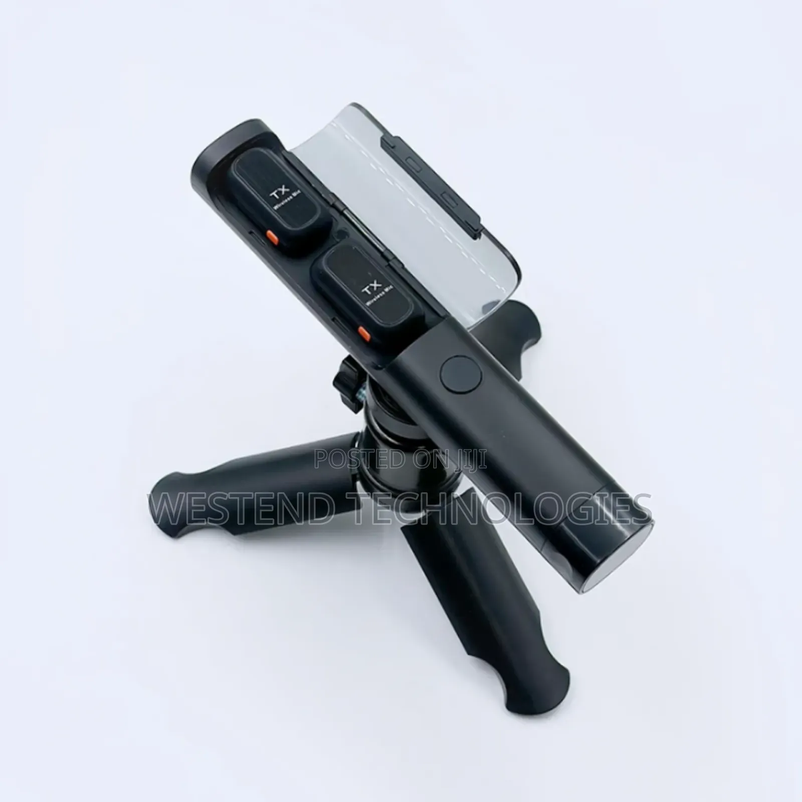 Qy99 Wireless Magnetic Mic With Charging Case and Stand With Anc