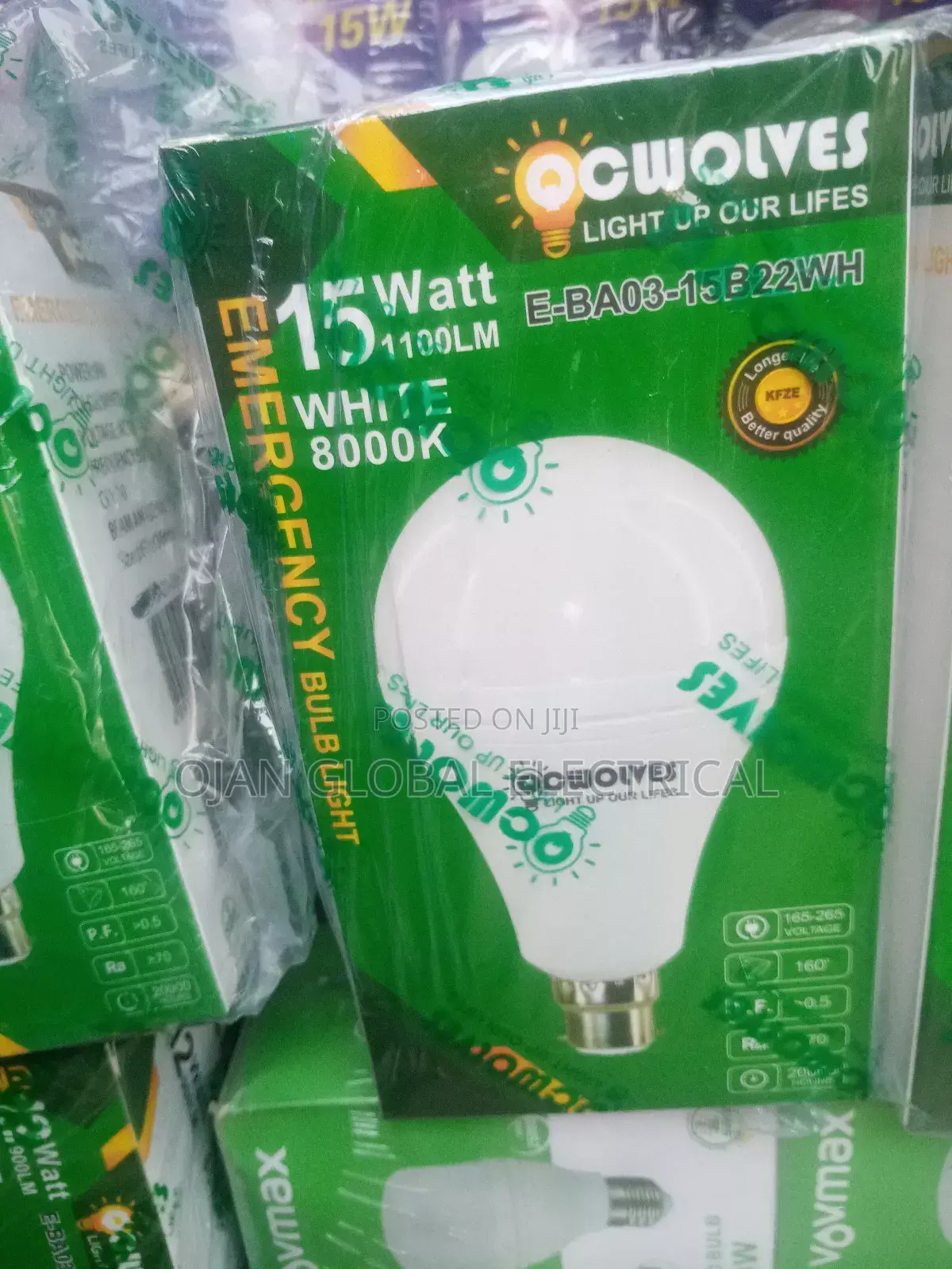15watts Rechargeable Bulb