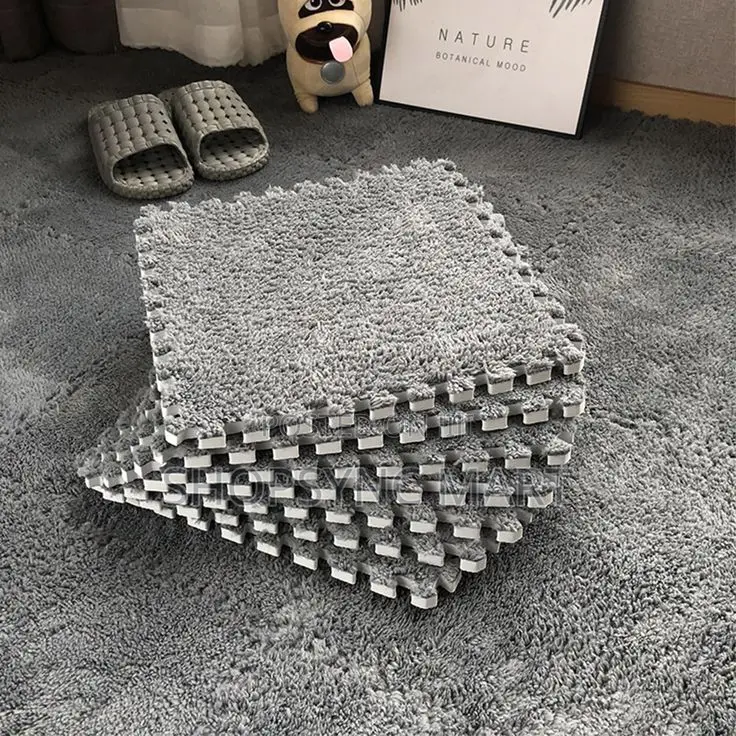 Cozy Washable Carpet Tiles for Bedroom Office