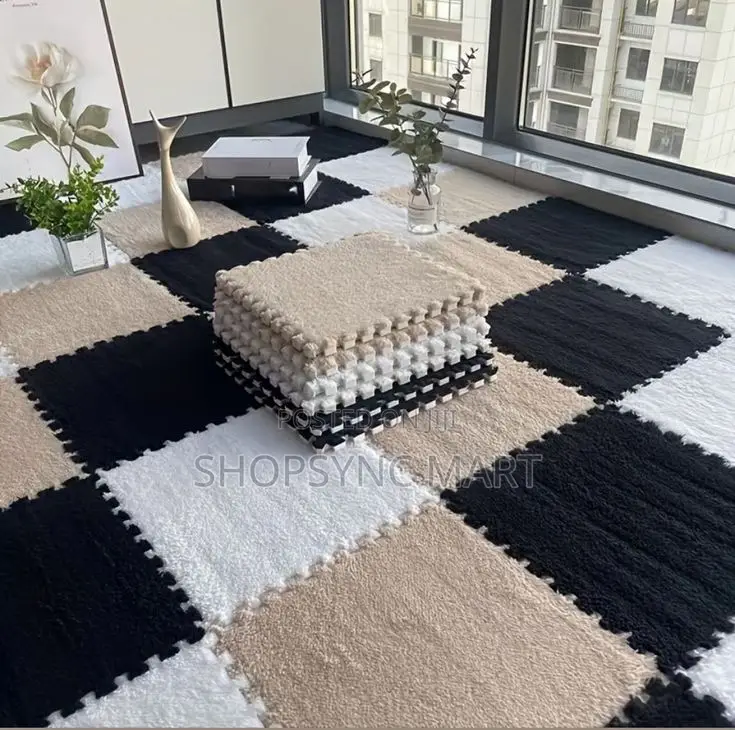 Cozy Washable Carpet Tiles for Bedroom Office