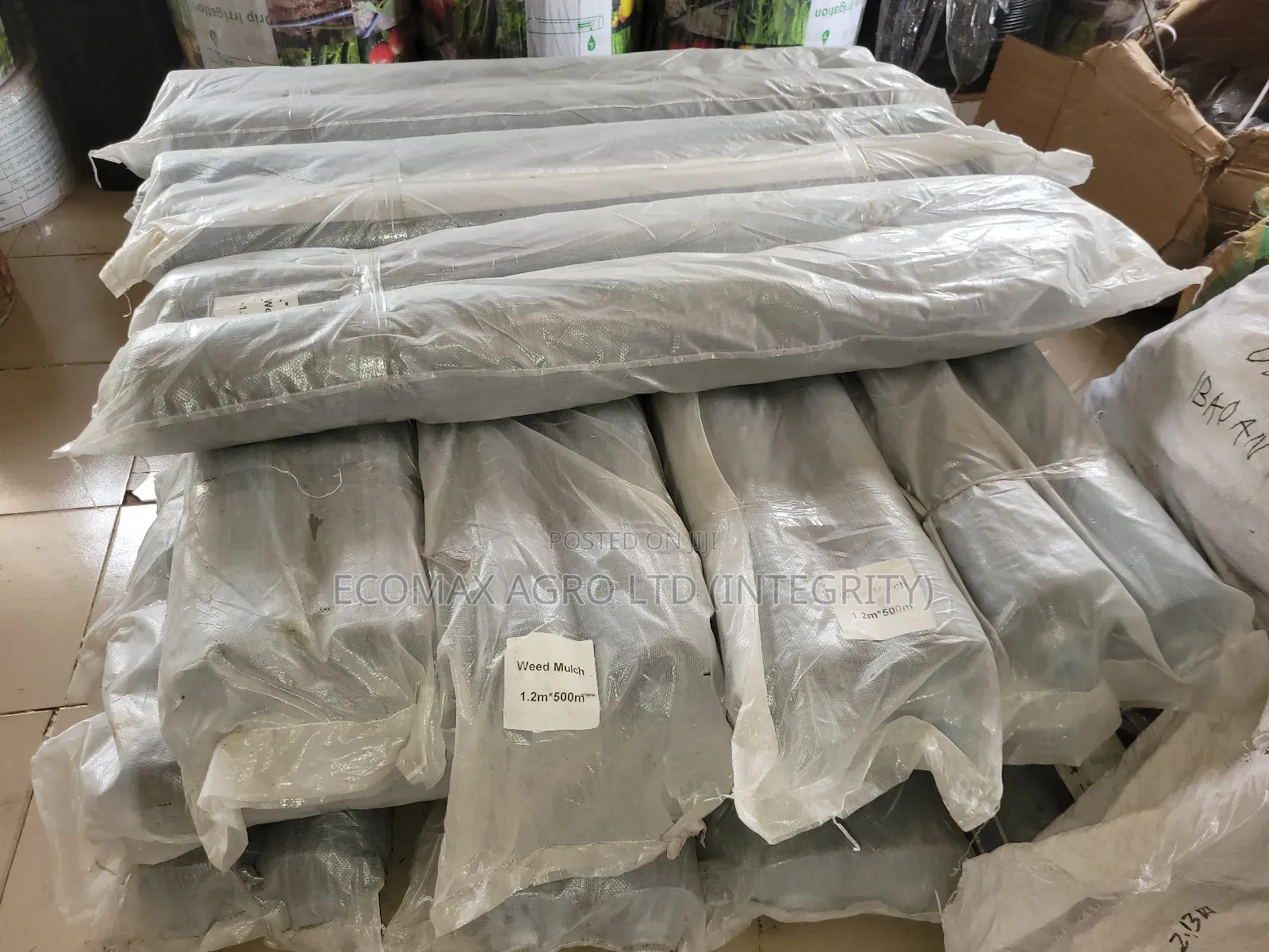 Mulching Film - Mulching Nylon - 35 Micrins - Black/Silver