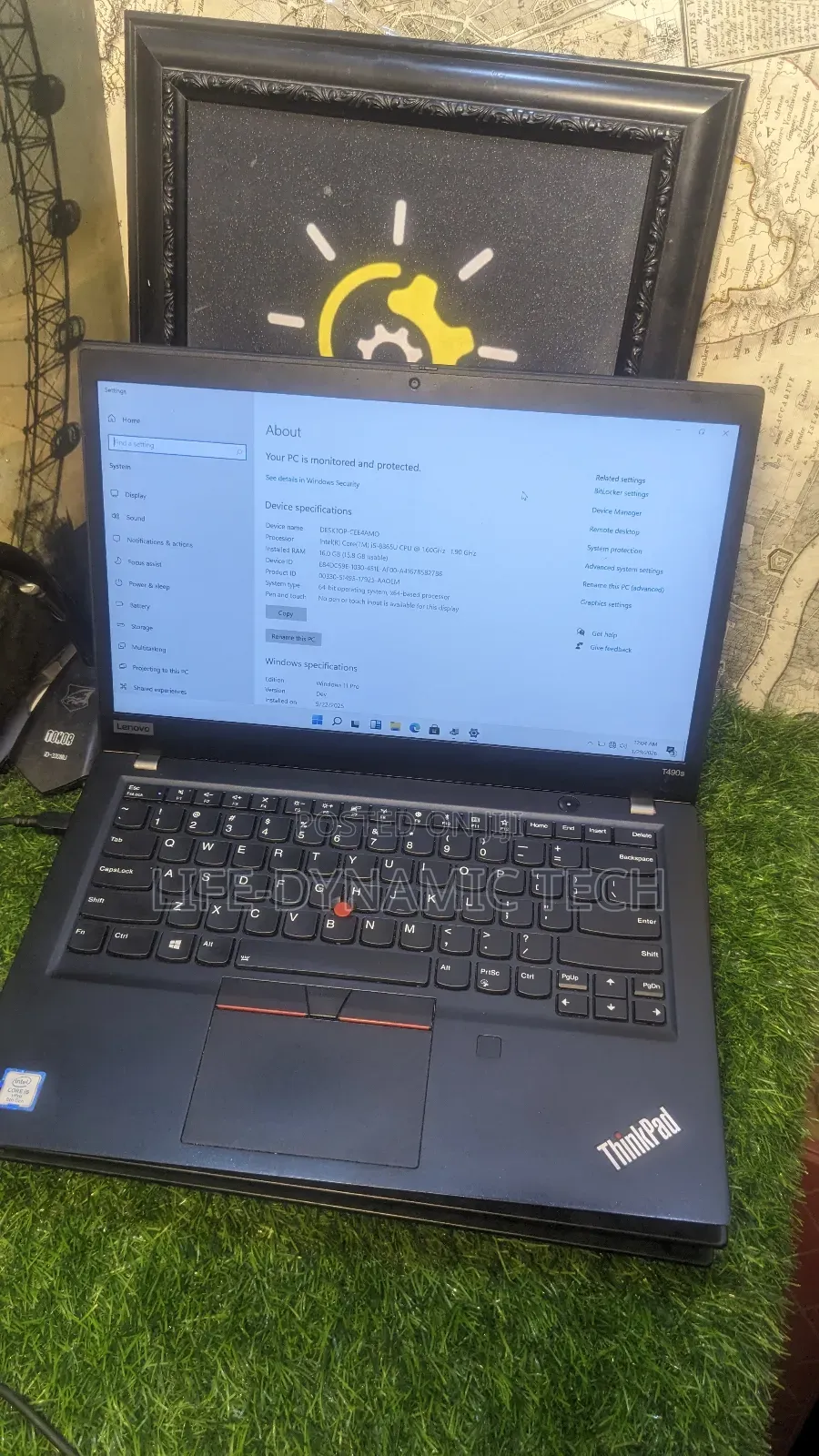 Laptop Lenovo Thinkpad T490s 16GB Intel Core I5 SSD 256GB