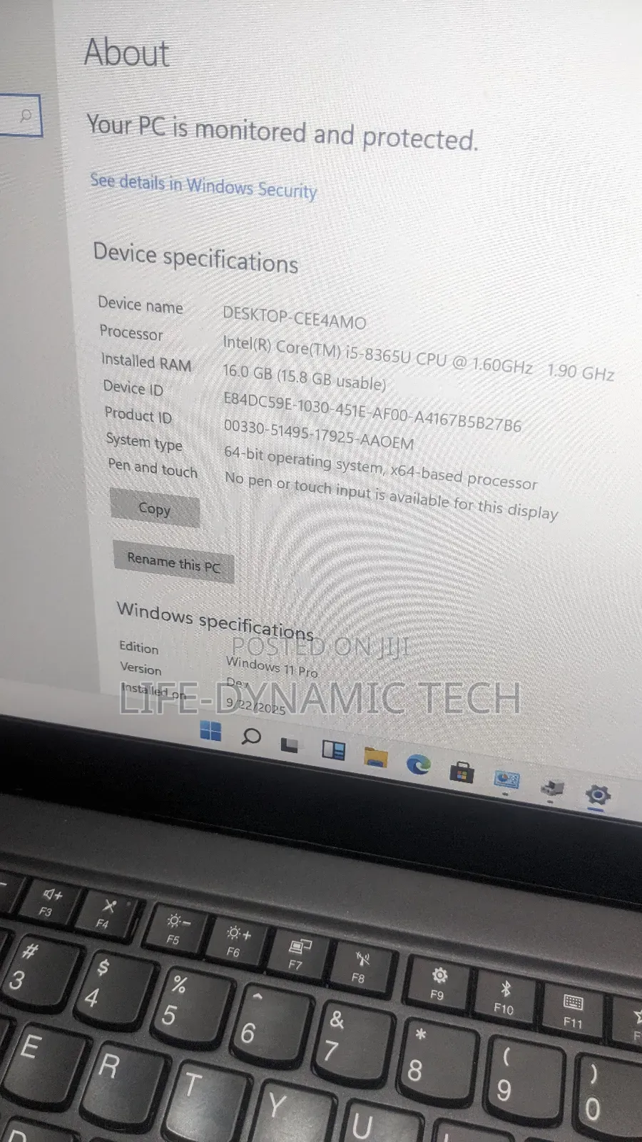 Laptop Lenovo Thinkpad T490s 16GB Intel Core I5 SSD 256GB