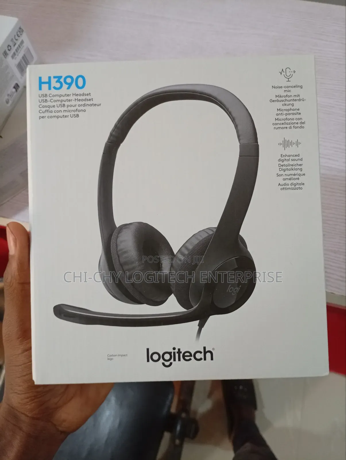 Logitech H390 Usb Headset – Noise-Cancel Mic, Stereo Sound