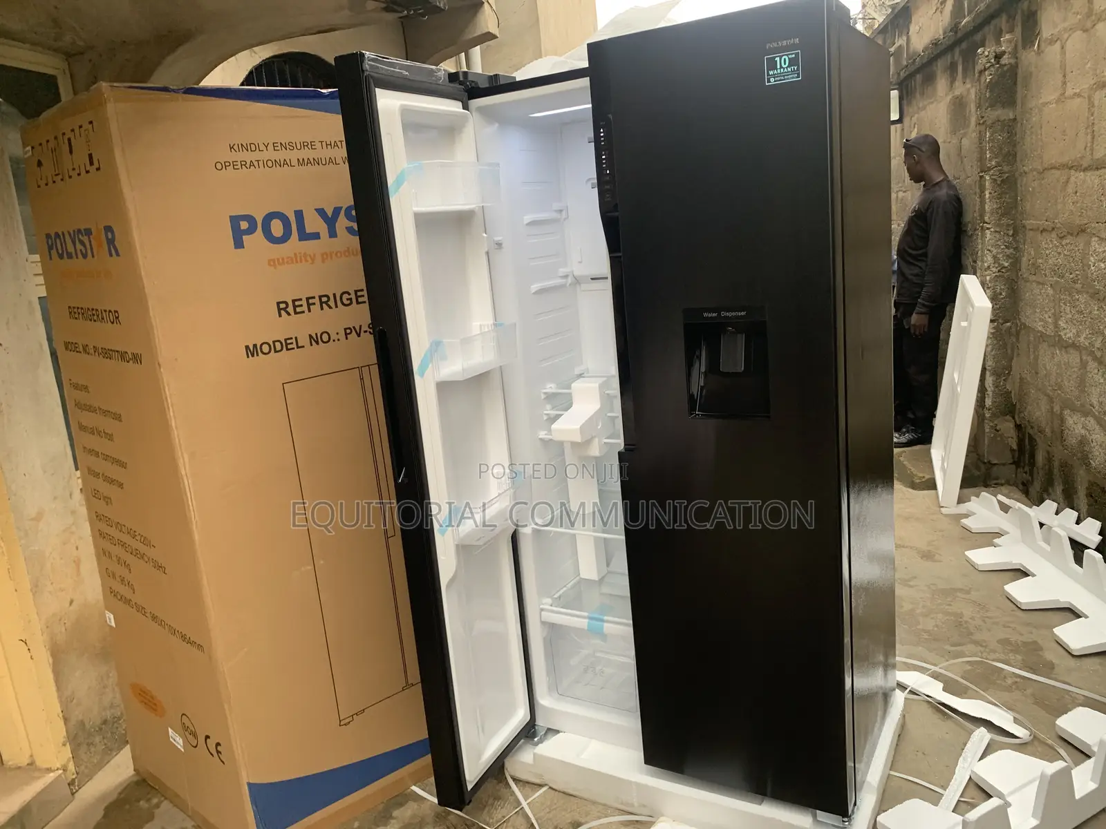 Polystar Pv-Sbs777wd-Inv High-Performance Kitchen Fridge