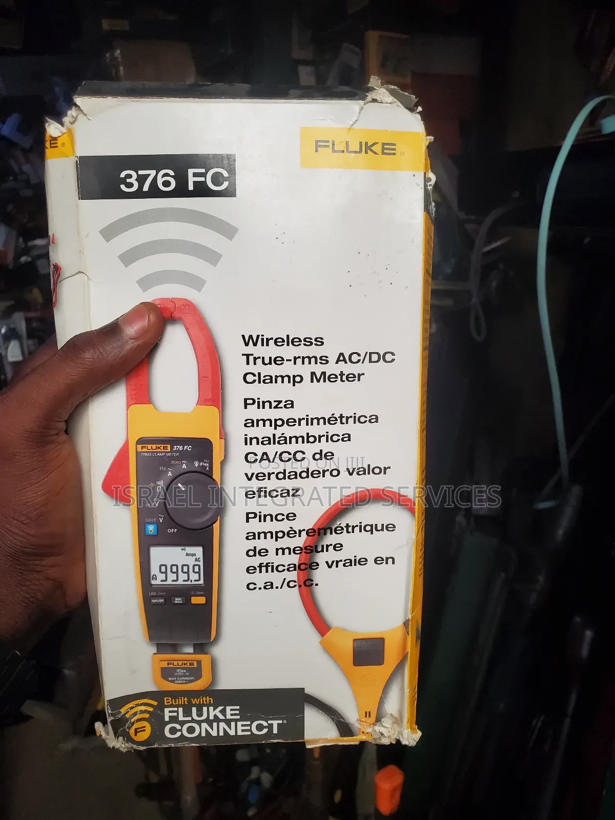 Fluke-376/Fc True-RMS Ac/Dc Clamp Meter With Iflex