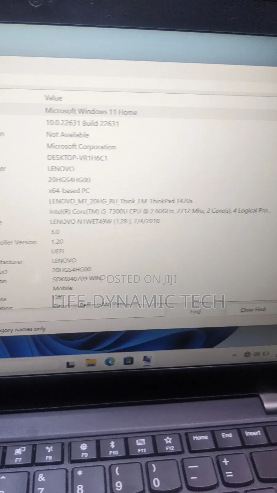 Laptop Lenovo ThinkPad T470s 8GB Intel Core I5 SSD 128GB