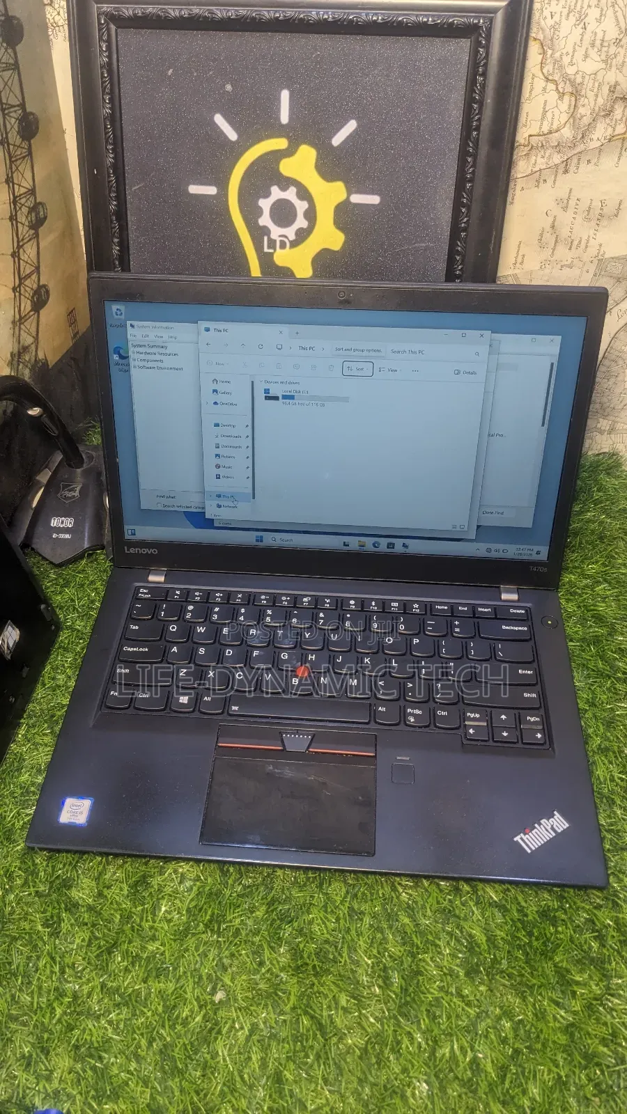 Laptop Lenovo ThinkPad T470s 8GB Intel Core I5 SSD 128GB