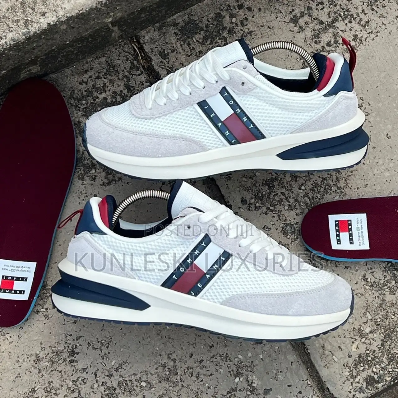 Original Tommy Hilfiger Suede Grey Sneakers