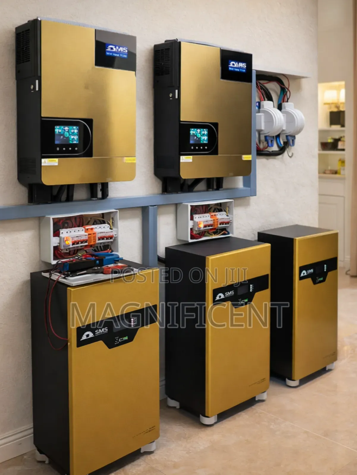 45 KWH SMS Lithium Battery and Hybrid 20 Kva Inverter