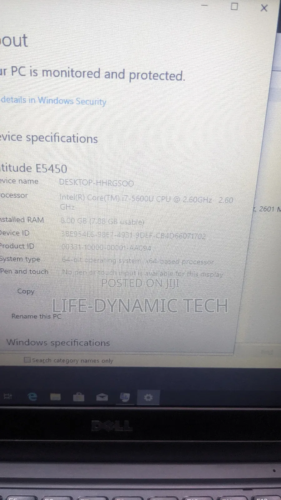 Laptop Dell Latitude 5450 8GB Intel Core I7 HDD 500GB