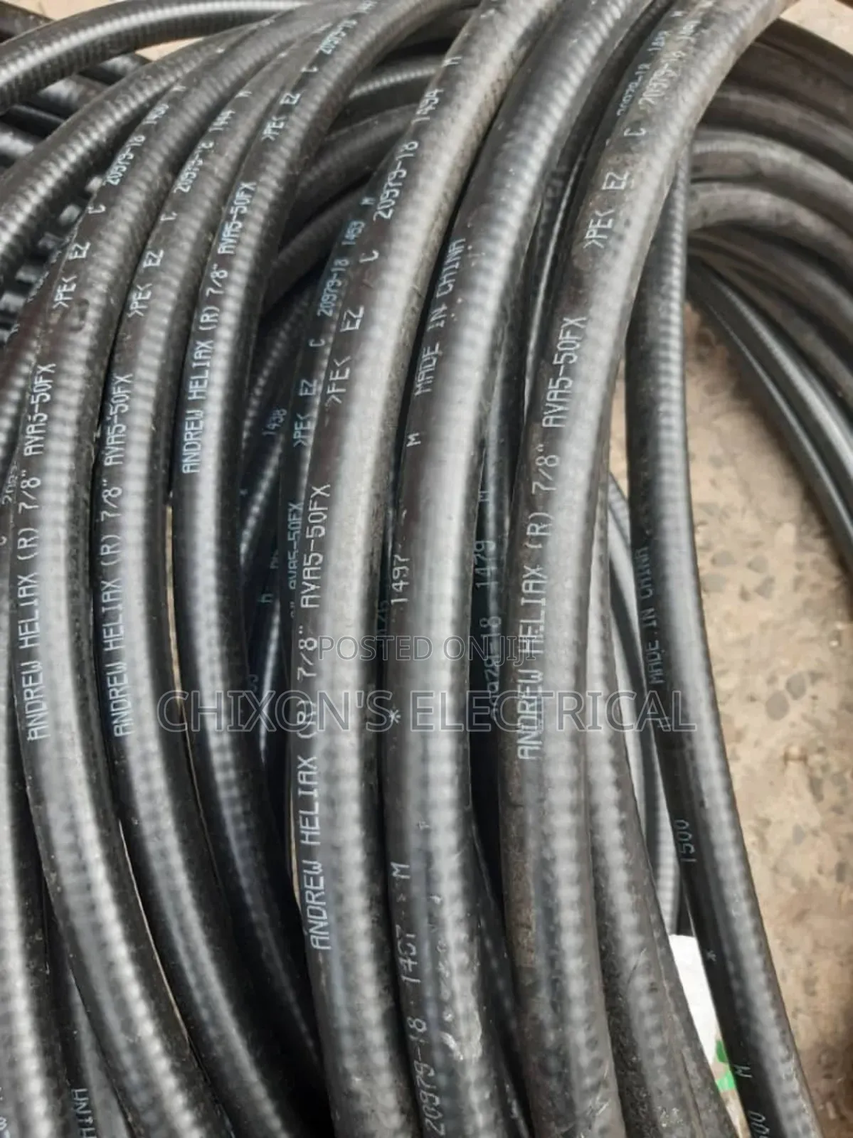 7/8 Feeder Cable Copper to Copper Andrew