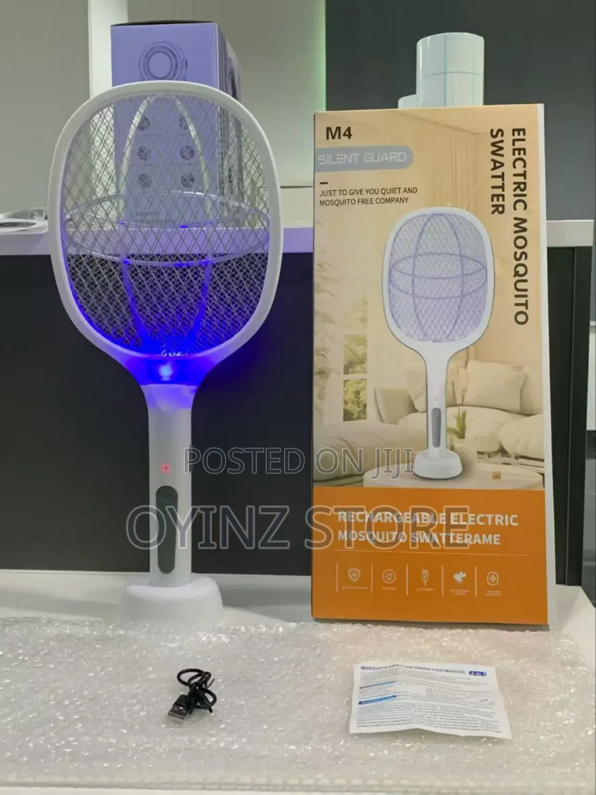 Electric 2in1 Rechargeable Mosquitos Killing Lamp