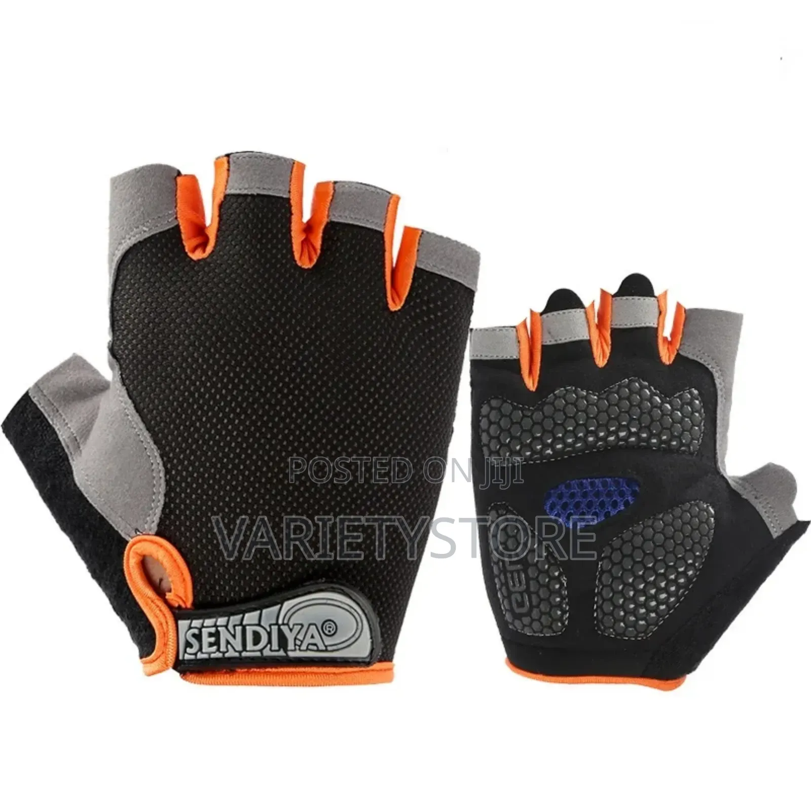 Anti Slip Shock Breathable Half Finger Gym Gloves