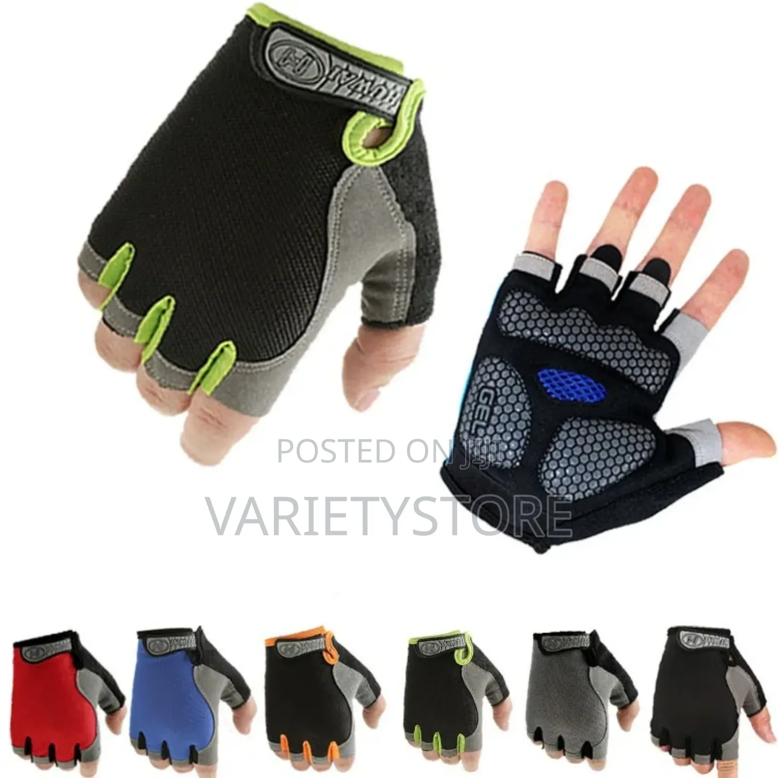 Anti Slip Shock Breathable Half Finger Gym Gloves