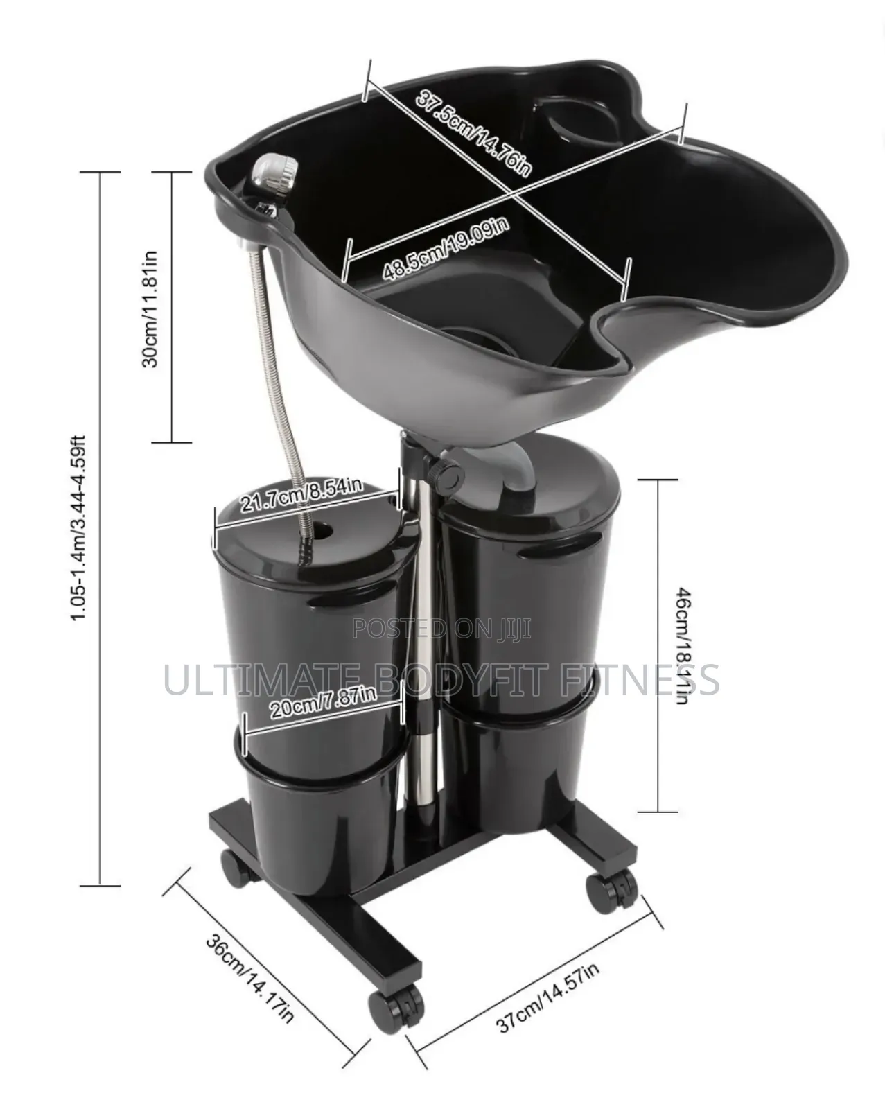Brand New Portable Salon Shampoo Sink Basin Hair Washing Bowl