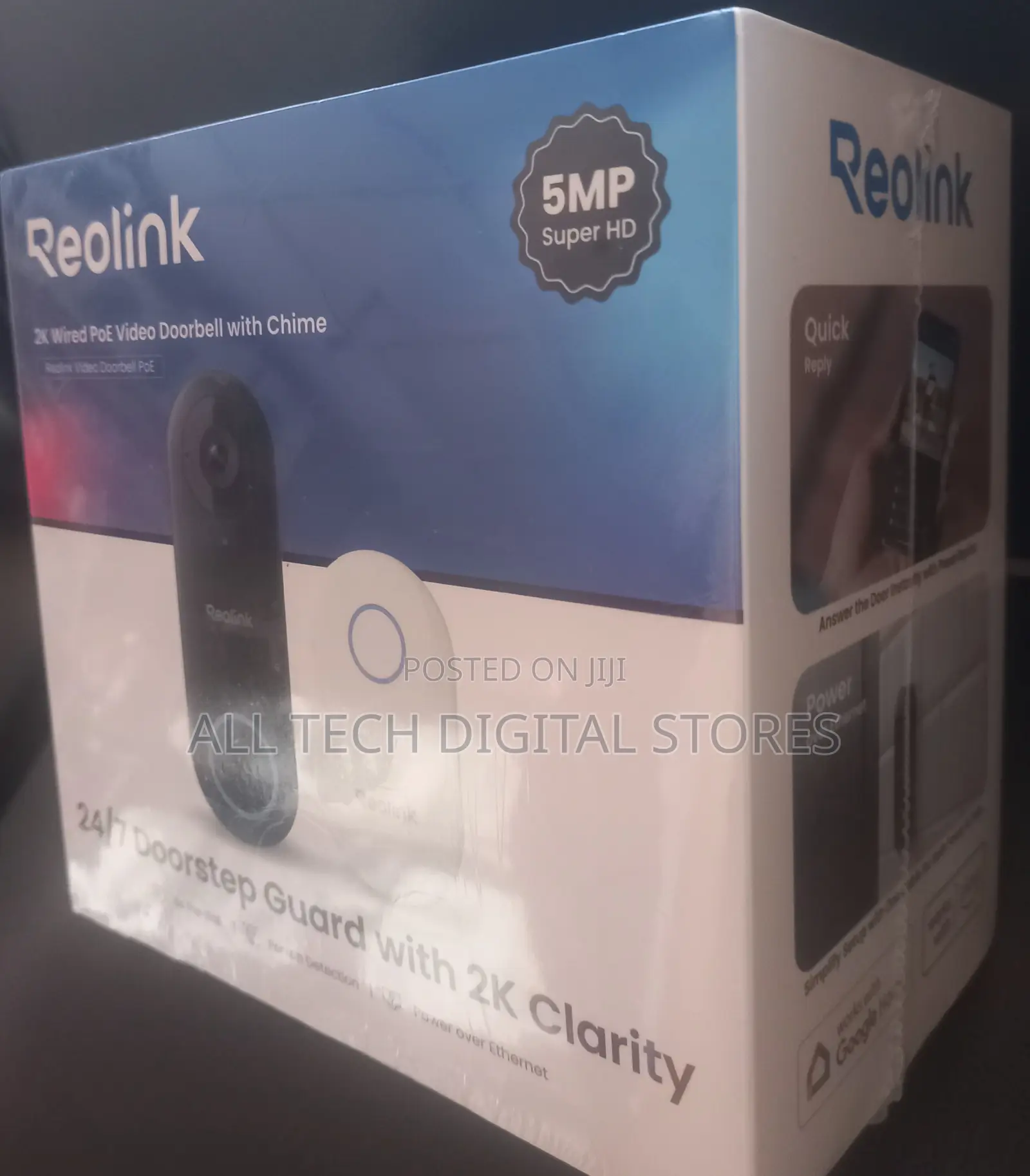 Reolink Wired Poe Video Doorbell With Chime