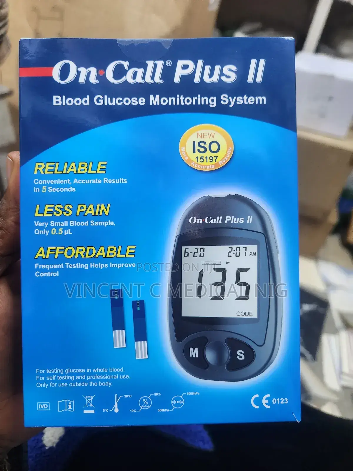 On Call Plus Blood Glucose Monitoring System