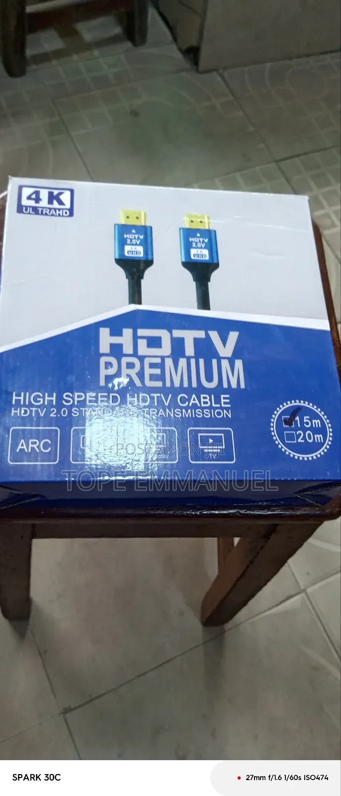 15m HDTV Premium High Speed Hdmi Cable