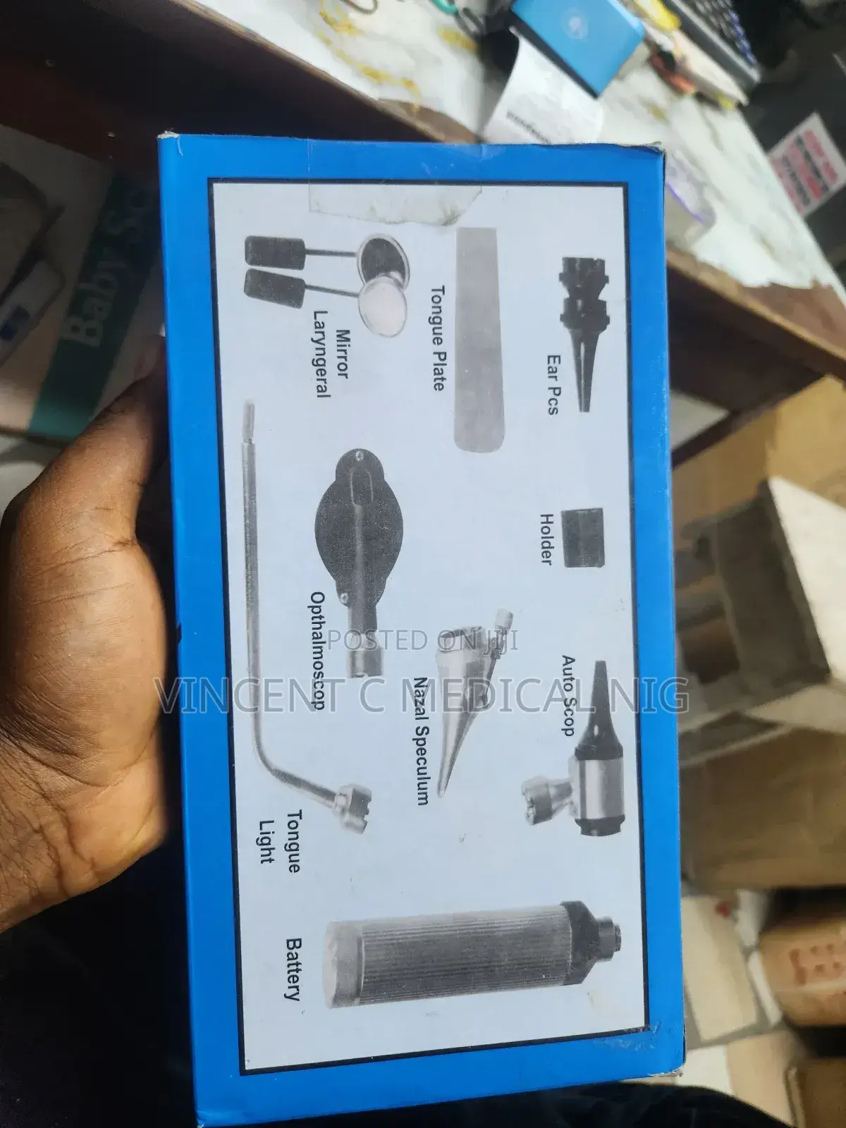 Diagnostic Set for E.N.T Operated W/Battery System