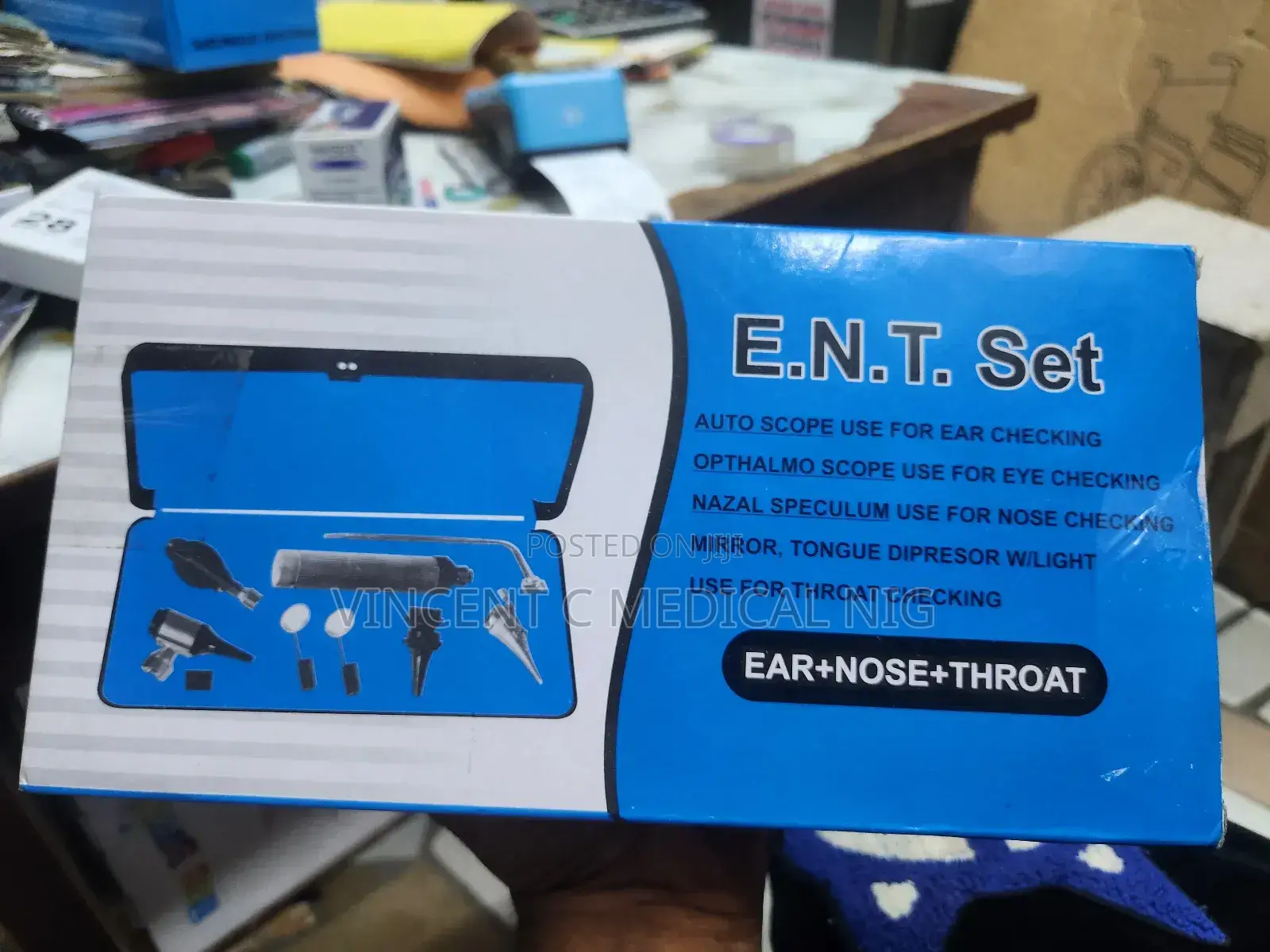 Diagnostic Set for E.N.T Operated W/Battery System