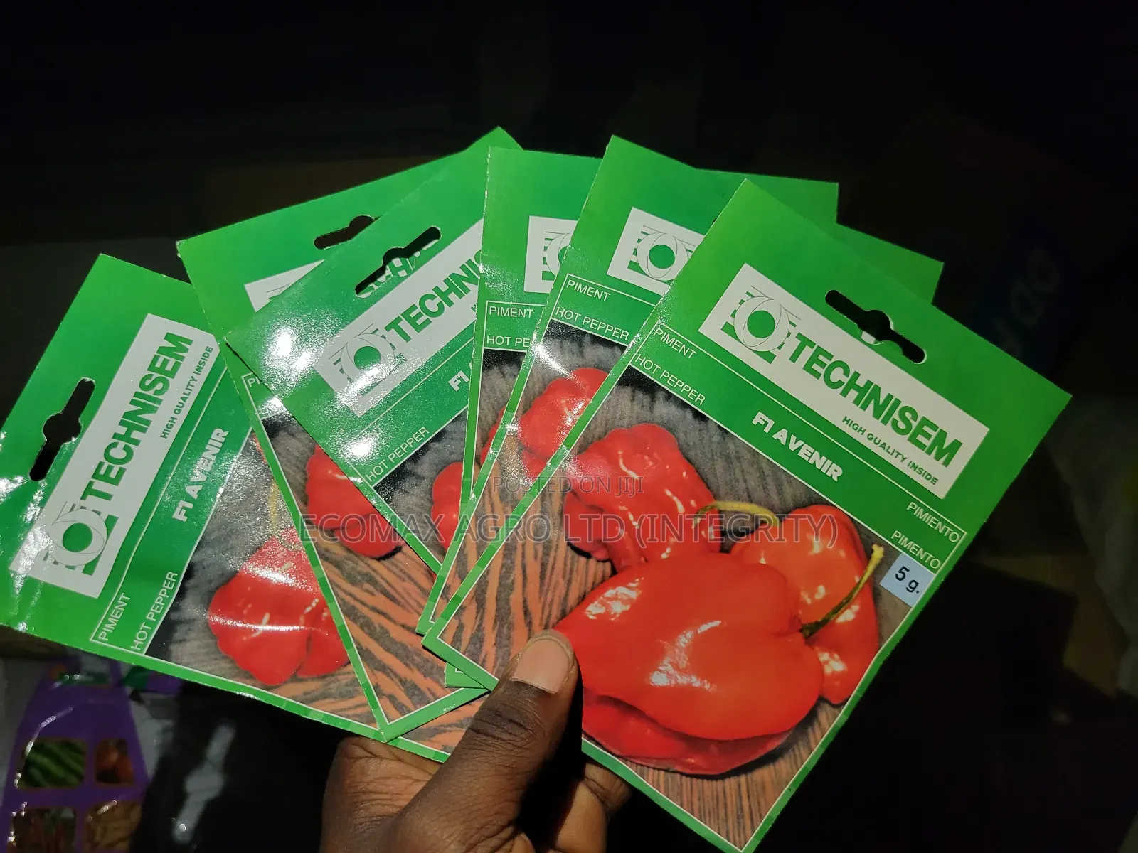 Avenir Habanero50g; 5g - Avenir Habanero Pepper Seeds