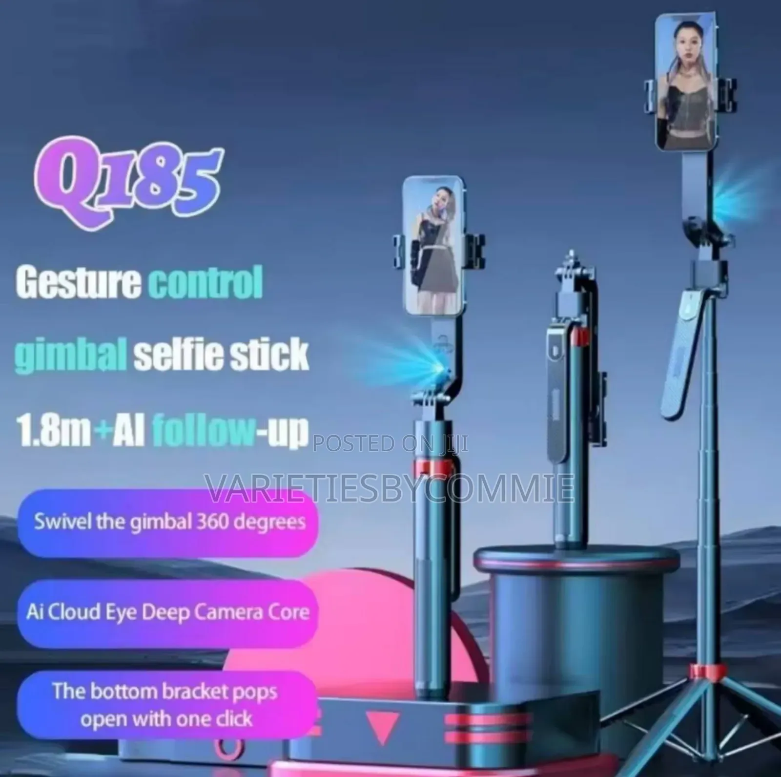 Q185 Smart Gimbal Ai 1.8m Tripod