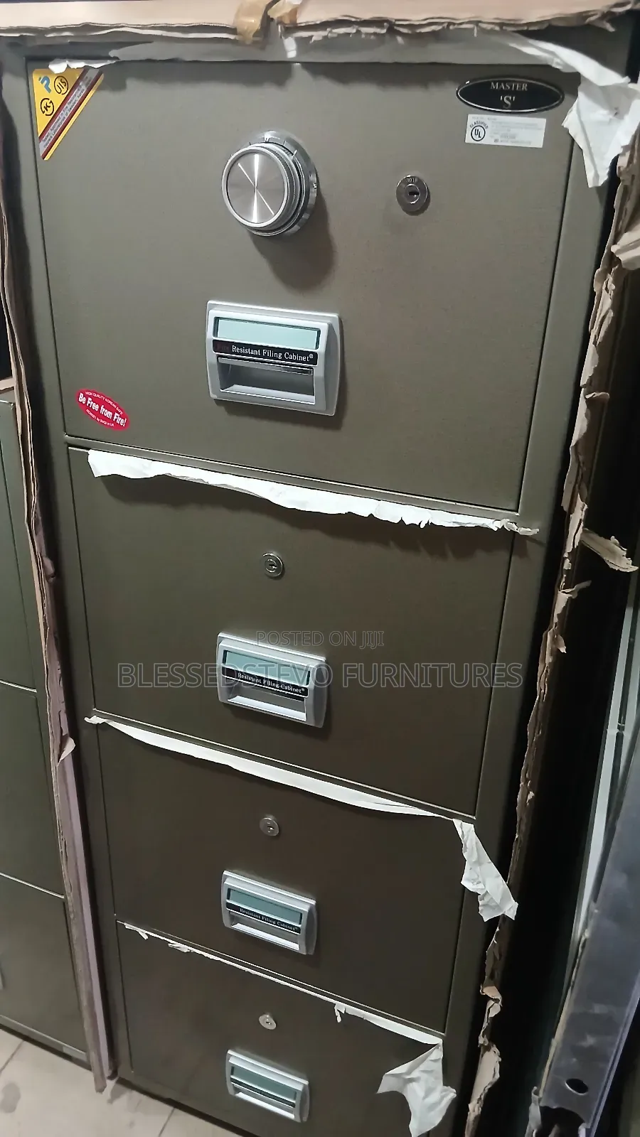 Fireproof Safe 4 Drawer