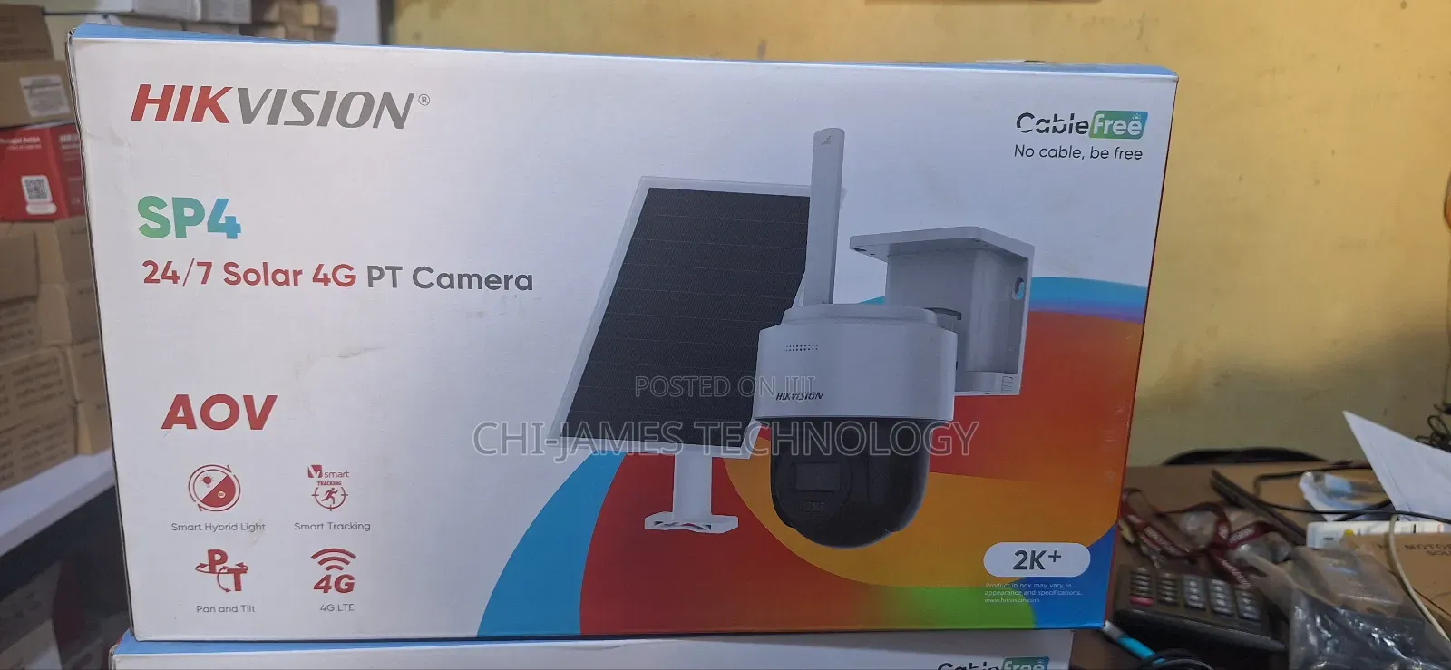 Hikvision Sp4 24/7 Solar 4g Pt Camera